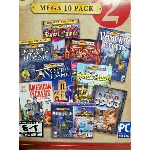 Y2k Lot 19 BigFish Encore Hidden Object Murder Mystery Adventure PC Games CD-ROM - Picture 2 of 10